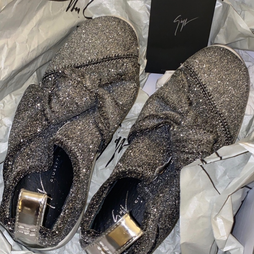 Authentic size 6.5 Giuseppe slip-ons, box included